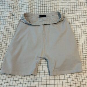 Brandy Melville Gray Cotton Biker Shorts